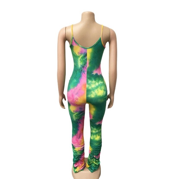 Sexy Tie-dye jumpsuit - Picture 4 of 4